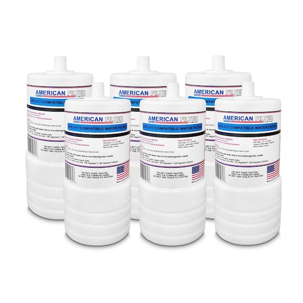 American Filter Co PW-200 Water Filters (made by Model # AFC-APH-217 Comparable to 3M AquaPure PW-200), 6PK AFC-APH-217-6p-4643 - main